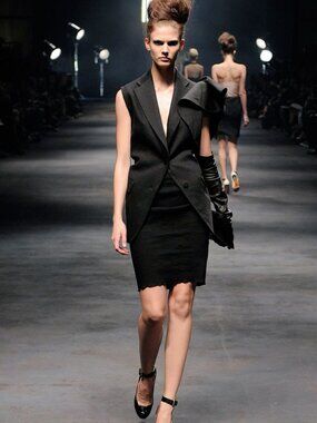 Lanvin Asymmetric vest